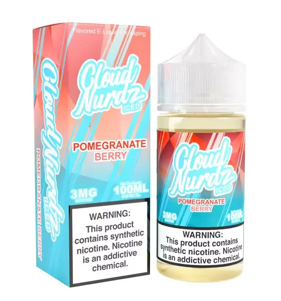 Cloud Nurdz Pomegranate Berry Iced - (100mL)